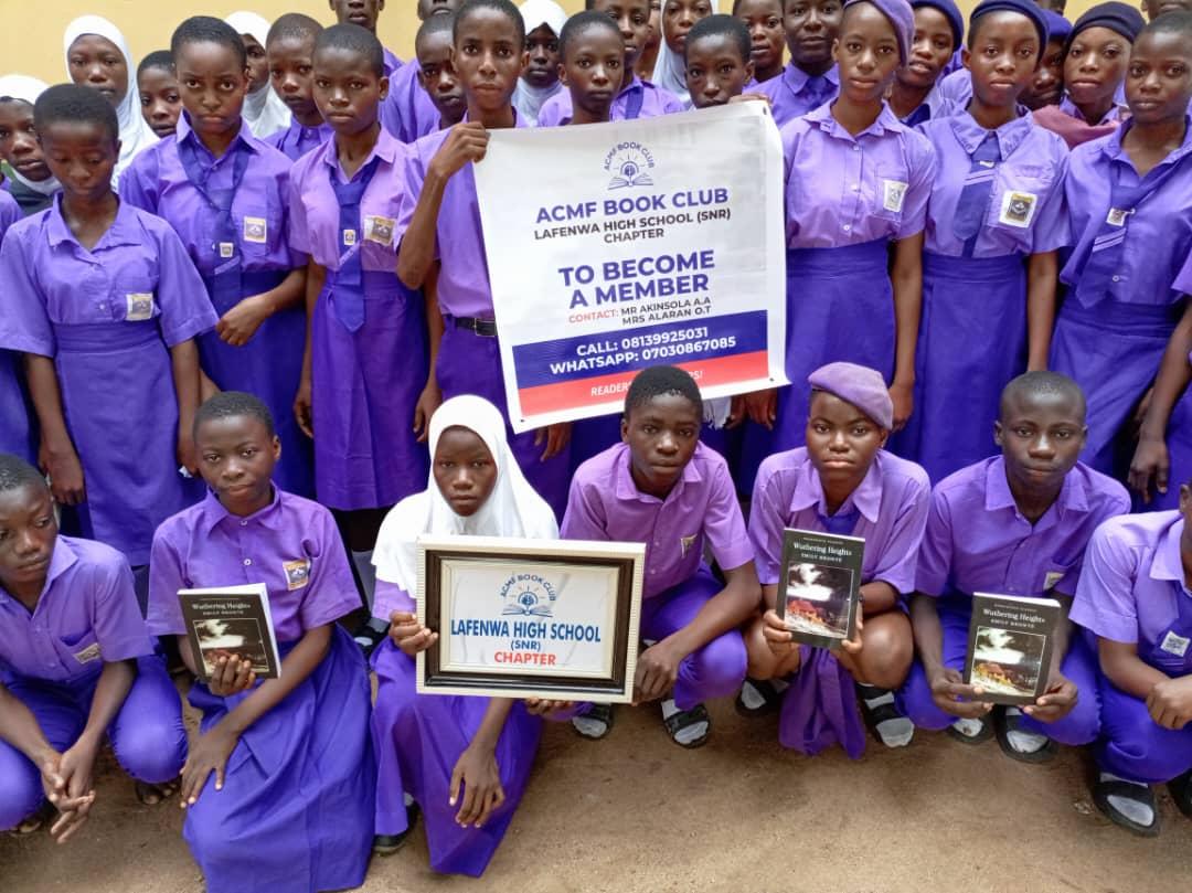 ACMF inaugurated Book Club in secondary schools in Ogun State.