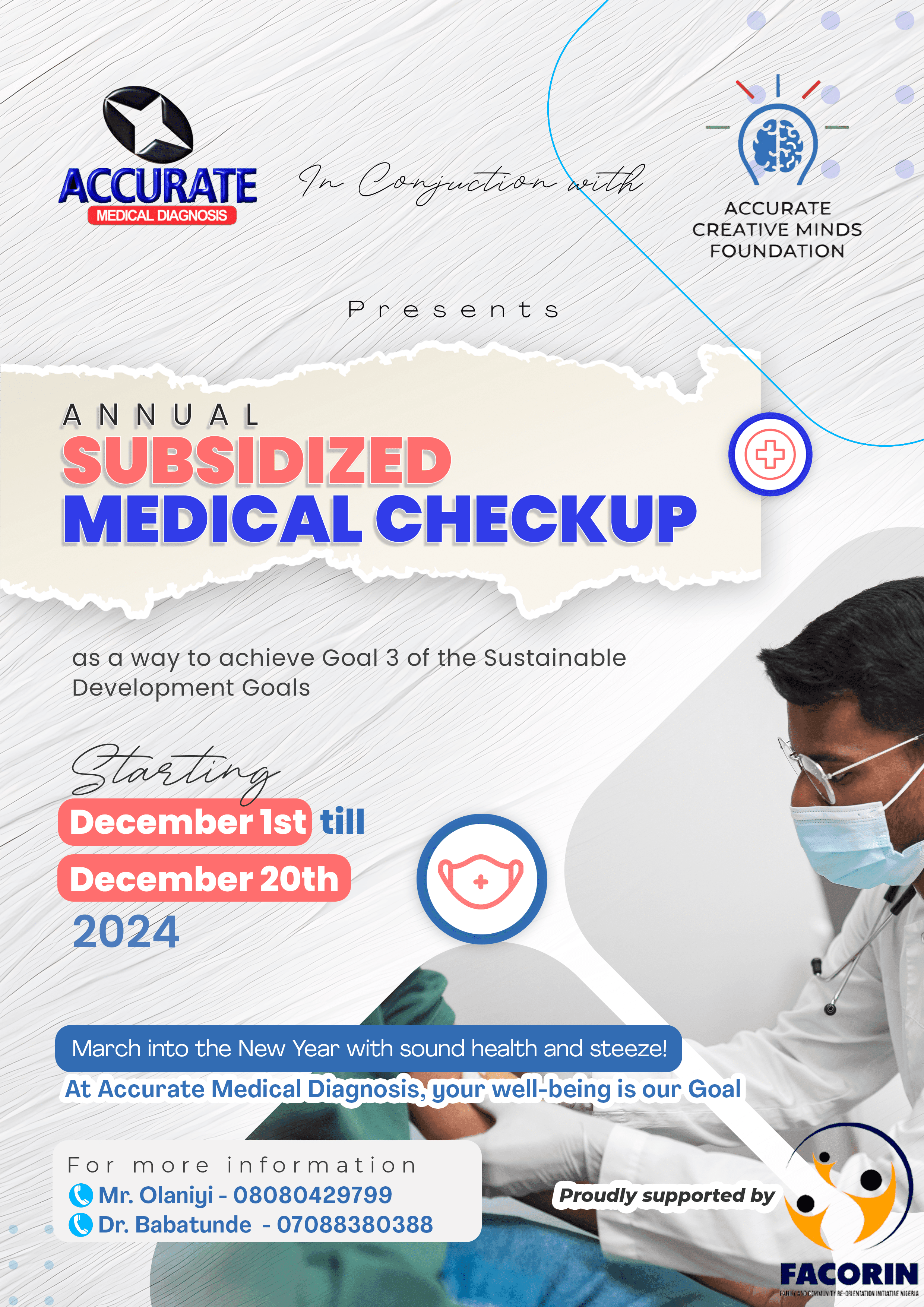 Annual Subsidized Medical Checkup